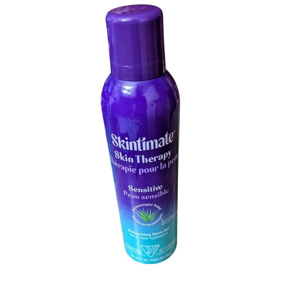 Skintimate Skin Therapy Sensitive Skin Moisturizing Shave Gel for Women-7 oz 2pc - Picture 6 of 6